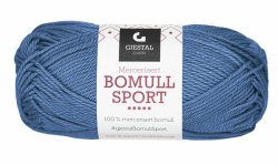 326 Violettblå, Bomull Sport