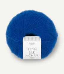 6046 Jolly Blue, Tynn Silk mohair