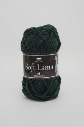 86 mörk grön Soft lama