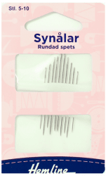 synålar rundad spets