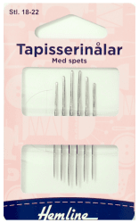 tapisserinålar med spets