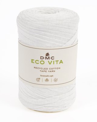 Zoom bild av 01 Vit, Eco Vita Bandgarn