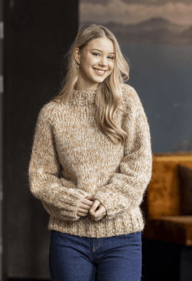 Zoom bild av 2510 Dam i Dubbel Alpaca Bris, Mönsterhäfte Viking Garn