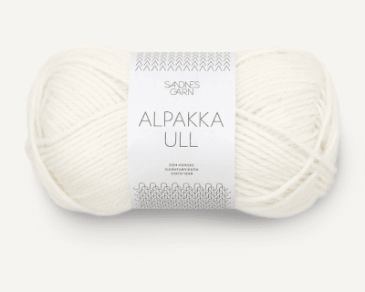 Zoom bild av 1002_Naturvit_Alpakka_Ull