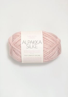 3511 Puderrosa Alpakka silke