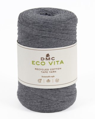 Zoom bild av 122 Mörkgrå, Eco Vita Bandgarn