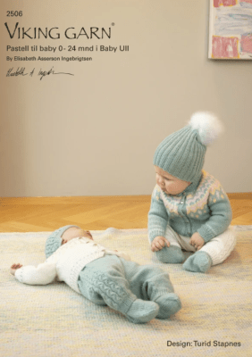Zoom bild av 2506 Pastell till baby 0-24 mnd i Baby Ull, Mönsterhäfte Viking Garn