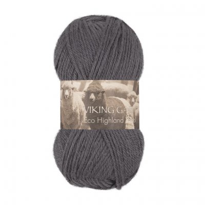 214 Mörkgrå Highland Eco Wool