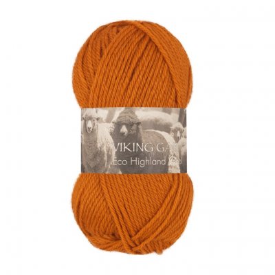 244 Orange Highland Eco Wool