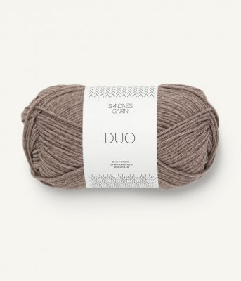 Zoom bild av 2652 Mörk beigemelerad, Duo