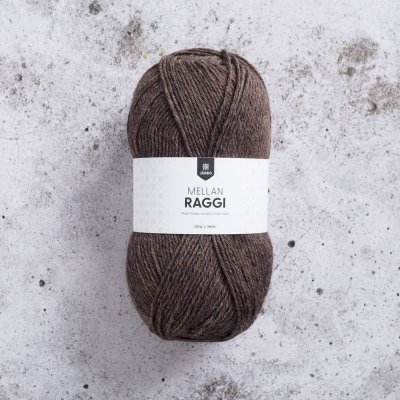 Zoom bild av 28223 Brown Melange, Mellanraggi