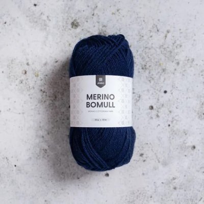 Zoom bild av 34008 Blue Depths, Merino Bomull