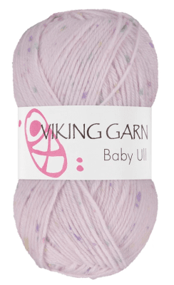 Zoom bild av 381 Rosa Print, Baby Ull