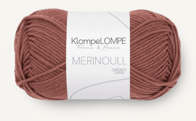 Zoom bild av 4043_Plommonrosa_Merinoull_KlompeLOMPE