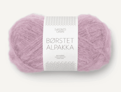 Zoom bild av 4632_Rosa_Lavendel_Börstet_Alpakka