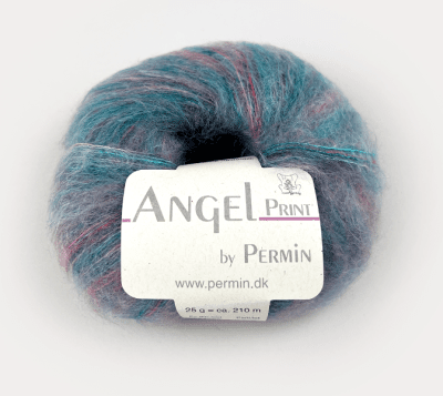 Zoom bild av 884753 Turkos, Angel Print - *UTGÅR*