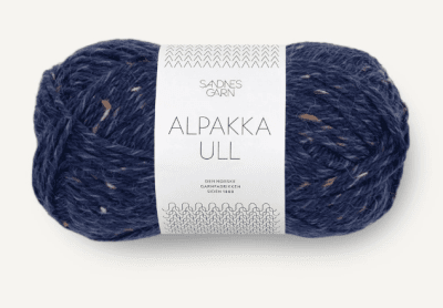 Zoom bild av 5585 Marinblå Tweed, Akpakka Ull