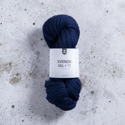 Zoom bild av 59115 Bergslagen Dark Blue, Svensk Ull 4-tr Järbo