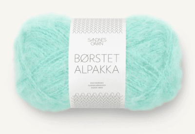 Zoom bild av 7213_Blå_Turkos_Börstet_Alpakka