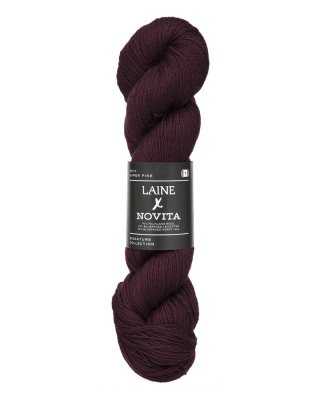 Zoom bild av 7821 Deep Burgundy, Laine 4-ply
