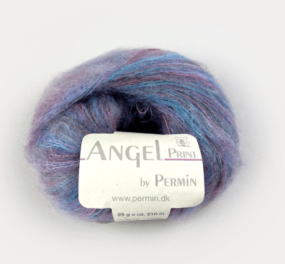 Zoom bild av 884754 Blå-Lila-Pastell, Angel Print Permin