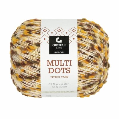 Zoom bild av 901 Brun/Saffran, Multi Dots