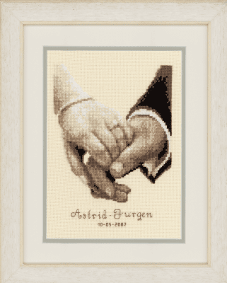 Zoom bild av Bröllopsbroderi Astrid-Jurgen