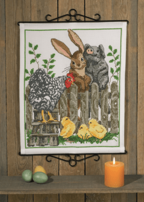 Zoom bild av Broderi_Korsstygn_Påsk_NyaVänner