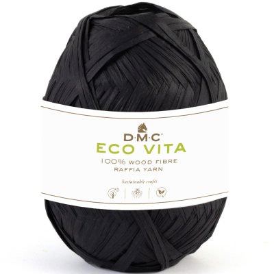 Zoom bild av 002 Svart, Eco Vita Raffia